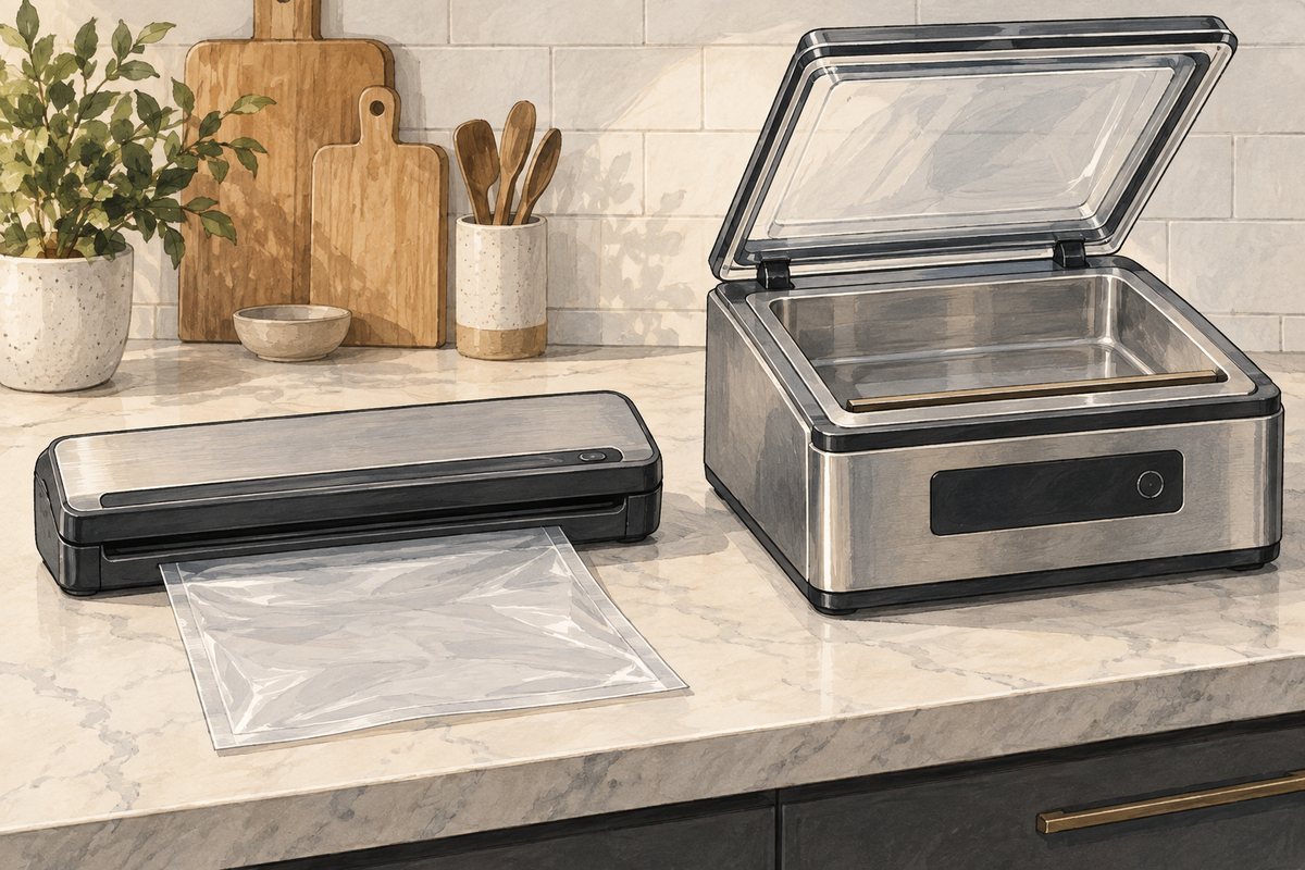 Vakuumförpackare för sous vide: kammarvakuum vs utvändig – så väljer du rätt